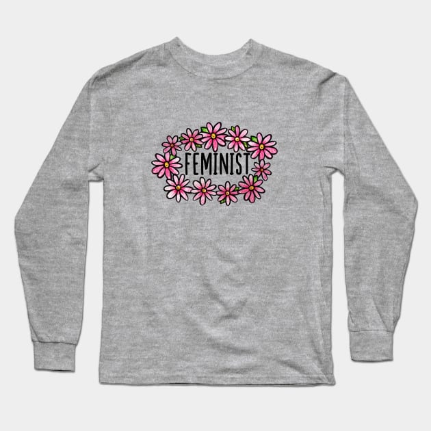 Feminist Long Sleeve T-Shirt by bubbsnugg